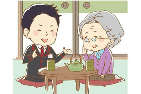 郵便局のみまもりサービス「みまもり訪問サービス」（12カ月分）　120-J-JP002