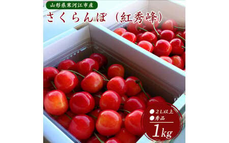 さくらんぼ「 紅秀峰 」1kg 秀品 2Lサイズ以上 （500g×2）山形県産 2024年産 令和6年産 《生産者直送》【2024年6月下旬頃～7月上旬頃発送予定】　029-A-OT006｜さくらんぼ 紅秀峰 さくらんぼ 紅秀峰 さくらんぼ 紅秀峰 さくらんぼ 紅秀峰 さくらんぼ 紅秀峰 さくらんぼ 紅秀峰｜