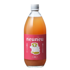 neuneu(ねうねう)もも果汁100%ジュース 600ml