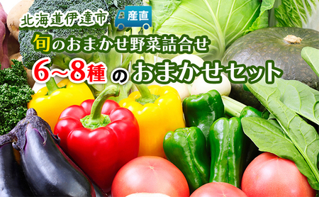 [2025年 発送 ] 先行予約 北海道 伊達市 産直 ・ 旬 の おまかせ 野菜 詰合せ