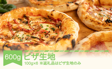 冷凍 ピザ生地 600g (100g×6個) ピザ ※沖縄・離島への配送不可 nu-pzkxx600