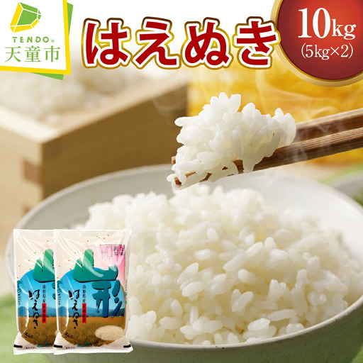 はえぬき 10kg [ 令和7年産 ] 米 精米 山形 08-30-006