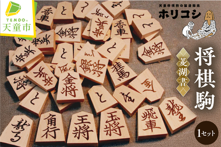 将棋駒 ( 金版押形 ・ 菱湖書 ) 山形県 天童市 07-22-003