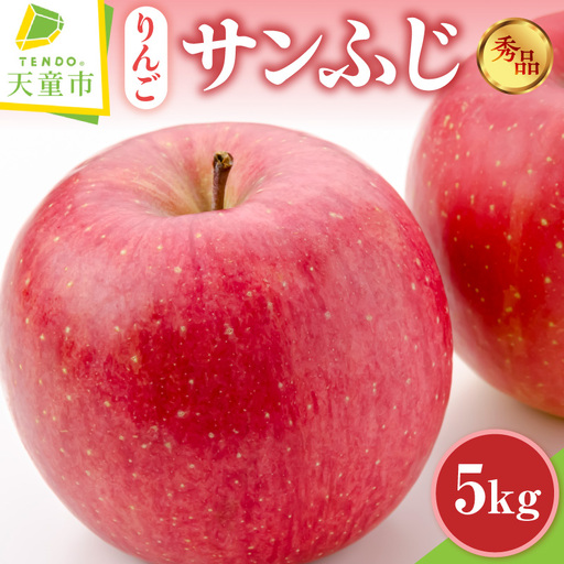 りんご ( サンふじ ) 5kg フルーツ サンふじ 山形 08-45-019