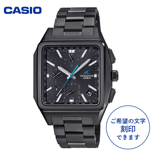 CASIO 腕時計 OCEANUS OCW-T5000B-1AJF 名入れ
