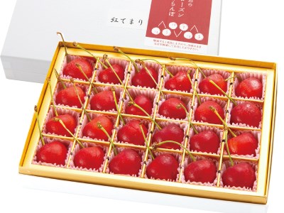 フローズンさくらんぼ「紅てまり 特撰」2L玉24粒化粧箱入 hi004-hi029-010r 冷凍 冷凍フルーツ 冷凍さくらんぼ 急速冷凍 サクランボ フルーツ 果物 くだもの デザート シャーベット トッピング 送料無料 山形県 東根市