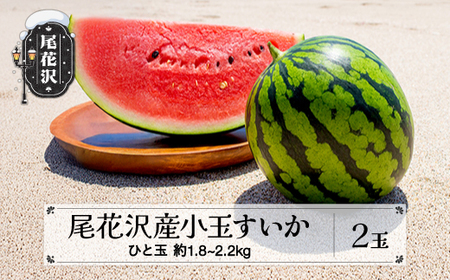 先行予約 尾花沢産 小玉すいか 約1.8~2.2kg×2玉 7月中旬~8月上旬頃発送 令和7年産 2025年産 すいか スイカ 西瓜 フルーツ 果物 産地直送 農産加工 ※沖縄・離島への配送不可 nk-sukxx2