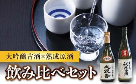 東の麓 古酒&熟成酒セット 「大吟醸古酒10年 大銀杏 & 熟成原酒 秘造酒」各720ml 『東の麓酒造』 日本酒 2本セット 飲み比べ 山形県 南陽市 [742]