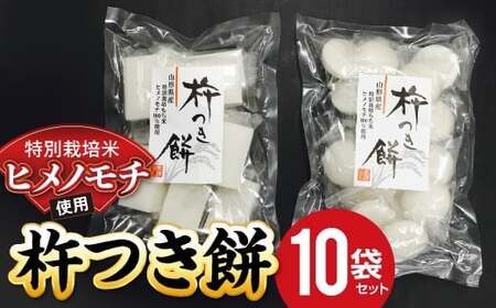 特別栽培米ヒメノモチ 杵つき餅 10袋セット 774