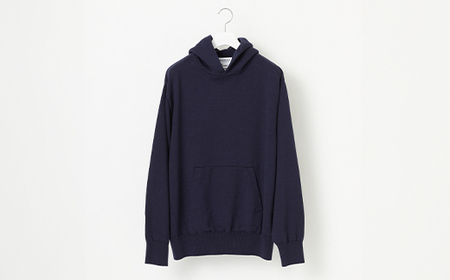 A3: A SWEATER IS FOR EVERYDAY. Hoodie NAVY ネイビー カシミヤセーター 服 洋服 ユニセックス メンズ レディース ブランド 数量限定 山形県 山辺町 サイズ0 yt-sehdn0