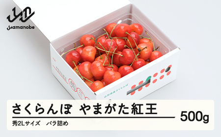[先行予約] さくらんぼ 紅王 秀2Lサイズ 500g 2026年産 令和8年産 山形県産 ns-ybs2b500