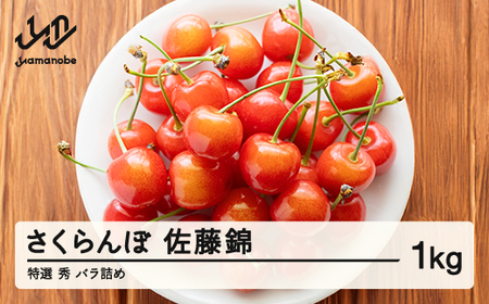 [先行予約] さくらんぼ 特選 佐藤錦 秀品 約1kg 令和8年産 2026年産 山形県産 フルーツ 果物 tf-snbsl1000