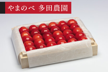 [先行予約]2026年 山形県産 特選やまがた紅王 桐箱詰約300g やまのべ多田耕太郎のさくらんぼ tn-ybxxk300