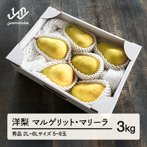 【先行予約】マルゲリット・マリーラ 2L-6L 秀品 3kg 洋梨 西洋梨 令和8年産 2026年産 果物 ※沖縄・離島への配送不可 mm-mmsxx3