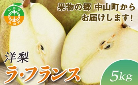 [2025年先行予約]果物の郷 中山町からお届けします!洋梨「ラ・フランス」期間限定 数量限定 ラフランス 洋ナシ 洋なし