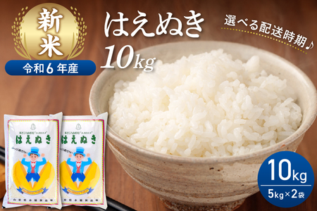 [令和6年産米]2024年12月後半発送 はえぬき10kg(5kg×2袋)山形県産 [丹野商店]