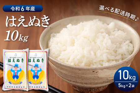 [令和6年産米]2025年1月前半発送 はえぬき10kg(5kg×2袋)山形県産 [丹野商店]