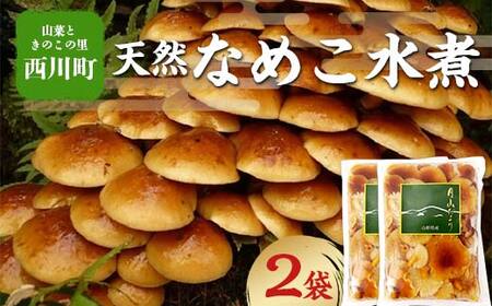 FYN6-065 [山菜ときのこの里西川町]天然なめこ水煮2点セット