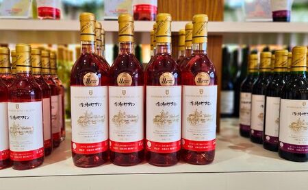 (有)朝日町ワイン ロゼ 中口 12本(720ml×12) 朝日町産 マスカットベーリーA 家庭用 パーティー おもてなし