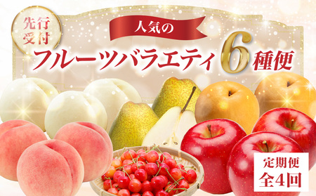 ≪先行受付≫ 人気フルーツバラエティ6種便[定期便全4回]060-T09