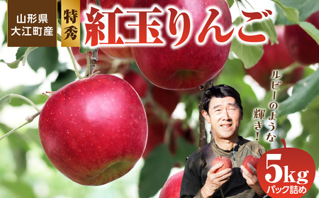 ≪先行受付≫紅玉りんご5kg 18個〜25個 特秀[2025年10月下旬頃〜発送予定] 057-003