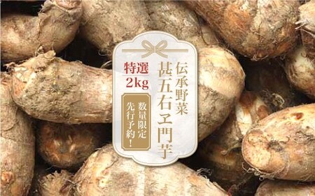 数量限定!伝承野菜『甚五右ヱ門芋(特選)』2kg 