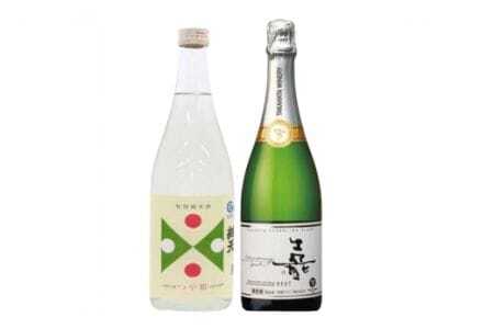 日本酒 ワイン セット 辯天 つや姫 特別純米酒 720ml 嘉スパークリングワイン 白 辛口 750ml 各2本 [小田部商店 山形県 高畠町 tk06ayt180145] お酒 スパークリング 飲み比べ 酒
