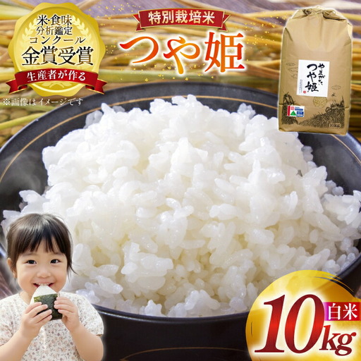 米 令和7年産 つや姫 10kg 特別栽培米 精米 [農家の蔵出し米生産組合 山形県 高畠町 tk06ays900023]