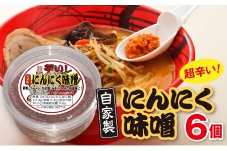 後藤屋 にんにく味噌 100g×6個セット F20B-008