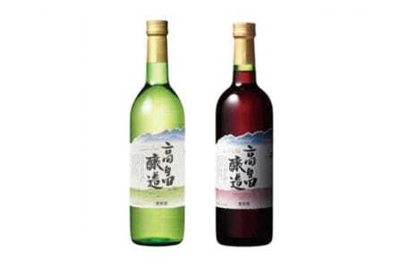ワイン 高畠ワイン 高畠醸造 赤・白 720ml 2本 セット [小田部商店 山形県 高畠町 tk06ayt180031] 辛口 ワイン お酒 酒