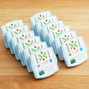 農家直送　山形県産　つや姫　パックごはん　150g×12個【1351210】