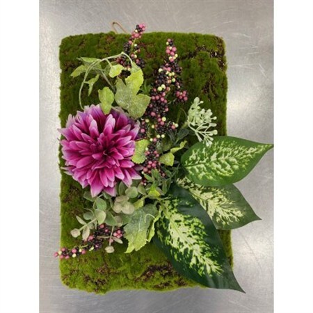 インテリアアートフラワー(ピンク)_花・観葉植物 造花・プリザーブドフラワー 花 _【1408716】