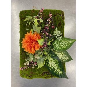 インテリアアートフラワー(オレンジ)_花・観葉植物 造花・プリザーブドフラワー 花 _