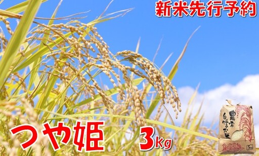 [令和8年産米 先行予約]つや姫3kg 佐藤