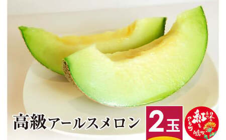 高級アールスメロン 2玉 山形県産 果物 フルーツ 【2025年9月上旬順次発送】