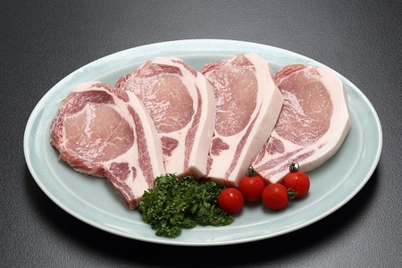 ブランド豚「庄内三元豚」 厚切りステーキ肉(200g×4枚)