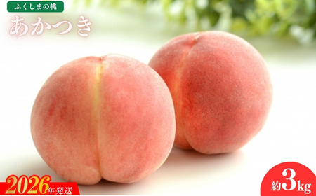 No.1975 もも「あかつき」約3kg【2026年発送】