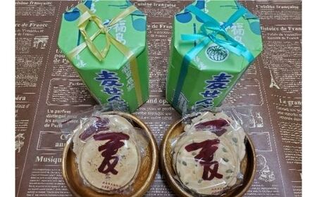 No.1859共同有限会社 日進堂小林製菓 麦せんべい2種セット