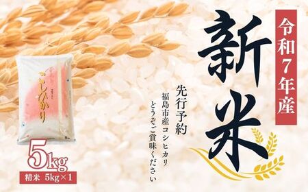 No.2382大文字屋米穀店[令和7年産新米]コシヒカリ精米 5kg