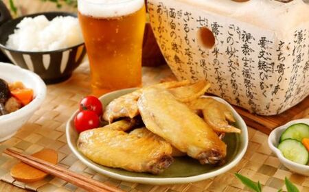 No.2660伊達鶏の手羽先塩焼き 5本入り×4P