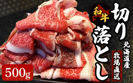 北海道産 牧場直送 和牛切り落とし 500g [ ふるさと納税 人気 おすすめ ランキング 牛 牛肉 黒毛 肉 和牛 切り落とし もも モモ バラ ばら うで ウデ 北海道 北斗市 送料無料 ]