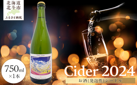 [2025年9月以降発送][お酒(発泡性)シードル]Cider 2024 750ml×1本 [ ふるさと納税 人気 おすすめ ランキング マルメロ リキュール お酒 酒 アルコール 13% カクテル ロック 炭酸割 ソーダ割 北海道 北斗市 送料無料 ] HO