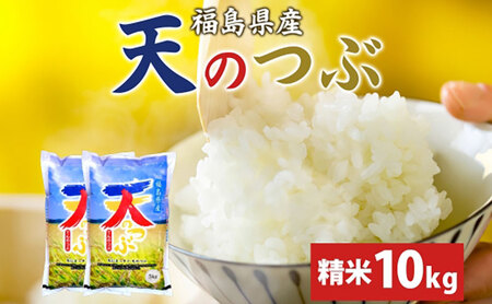 [ふるさと納税]天のつぶ 10kg 5kg×2袋 令和7年産 白米 精米 米 お米 こめ コメ ふっくら 冷めてもおいしい オリジナル品種 はまちゃん米 産地直送 福島県 郡山市 お届け