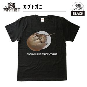 恐竜・古代生物Tシャツ カブトガニ サイズ100(キッズ・ユニセックス)