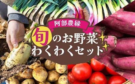 阿部農縁 旬のお野菜わくわくセット(約7〜8種類&加工品)