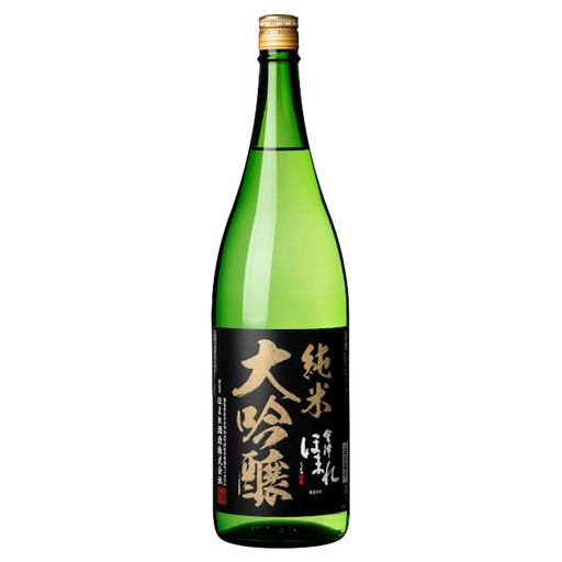 日本酒　純米大吟醸極 黒ラベル 1.8L　ギフト　お土産　會津ほまれ　会津　喜多方【07208-0745】