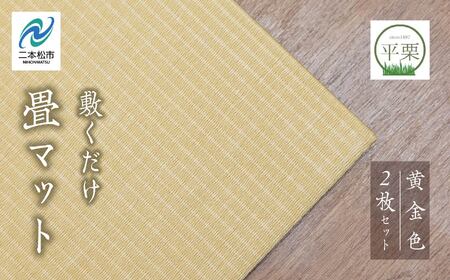 お部屋に和のくつろぎを!敷くだけ畳マット〜黄金色〜[株式会社平栗]