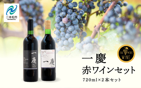 一慶 赤ワインセット ワイン 飲みやすい 赤ワイン お酒 グルメ プレゼント 人気 ランキング おすすめ ギフト 故郷 ふるさと 納税 福島 ふくしま 二本松市 送料無料[ふくしま農家の夢ワイン]