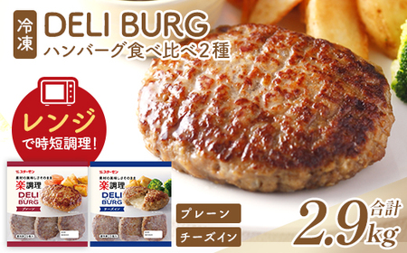 ハンバーグ食べ比べ 2種セット(計2.9kg)[07214-0316]