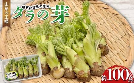 山菜の王様 鏡石の自然の恵み タラの芽 約100g(約50g×2) 山菜 野菜 食品 F6Q-466